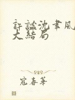 许谧沈聿风后续大结局