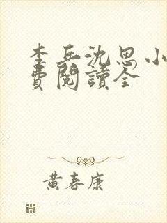 李兵沈思小说免费阅读全