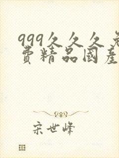 999久久久免费精品国产