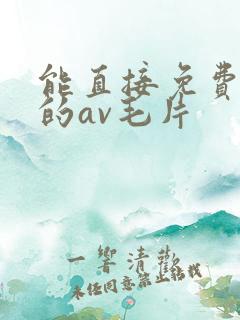 能直接免费观看的av毛片