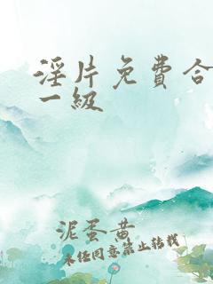 淫片免费合国产一级