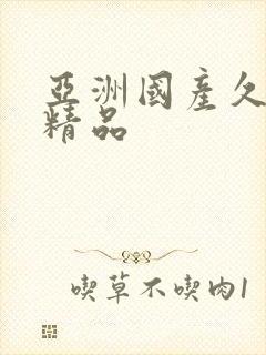 亚洲国产久久久精品