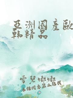 亚洲国产欧美日韩精品