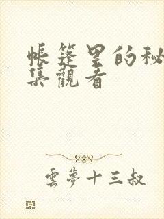 帐篷里的秘密全集观看