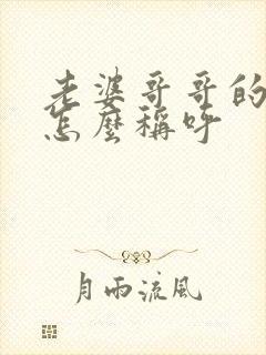 老婆哥哥的孩子怎么称呼