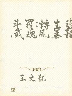 斗罗:转生蓝电,武魂风暴龙王