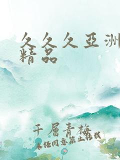 久久久亚洲综合精品