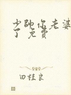 少帅你老婆又跑了 免费