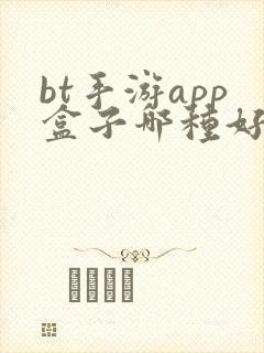 bt手游app盒子哪种好用
