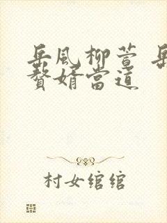 岳风柳萱 岳风赘婿当道