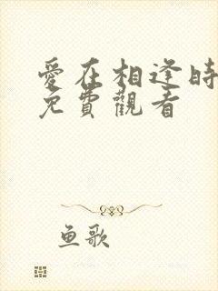 爱在相逢时短剧免费观看