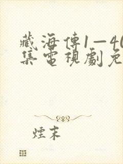 藏海传1—40集电视剧免费观看