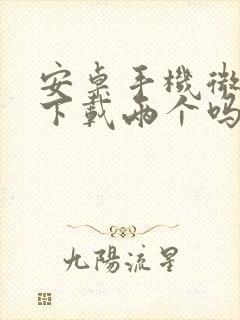 安卓手机微信能下载两个吗