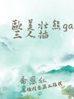 欧美壮熊gay三人插