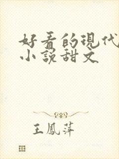 好看的现代言情小说甜文