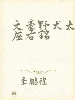 文豪野犬太宰治座右铭