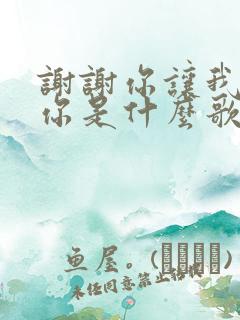 谢谢你让我遇到你是什么歌名