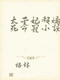 太子妃超娇气得死命宠小说