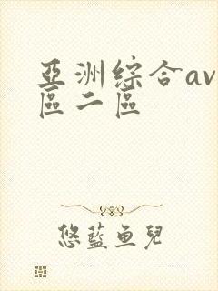 亚洲综合av一区二区