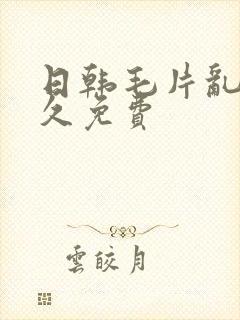 日韩毛片乱码久久免费