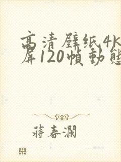高清壁纸4k全屏120帧动态