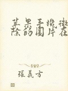 苹果手机微信删除的图片在哪里可以找到