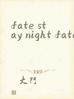 fate stay night fate线