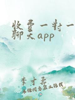 收费一对一视频聊天app