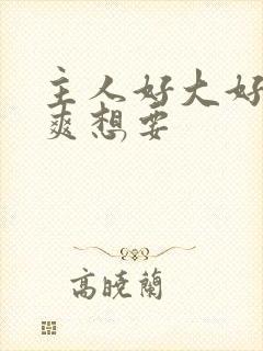 主人好大好硬好爽想要