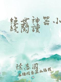 绝世神器小说在线阅读