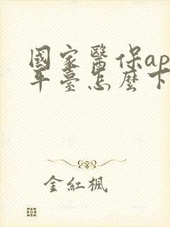 国家医保app平台怎么下载