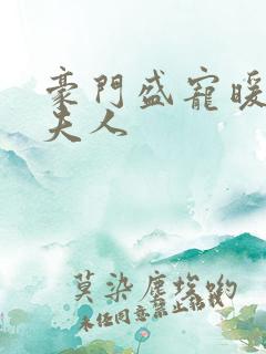 豪门盛宠暖婚少夫人