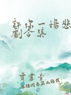 许你一场悲欢短剧合集