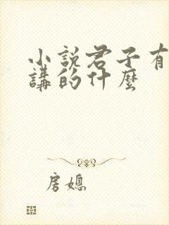 小说君子有九思讲的什么