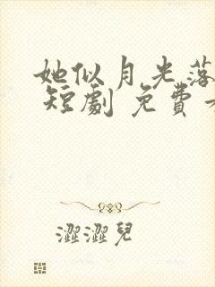 她似月光落我心 短剧 免费看