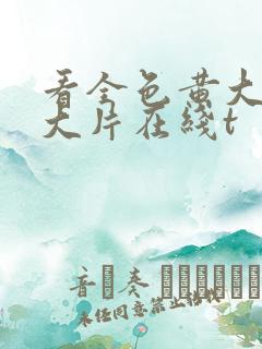 看全色黄大色黄大片在线t