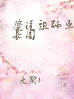 魔道祖师车图片长图