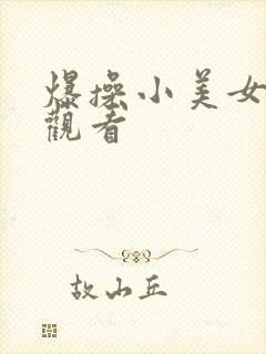 爆操小美女在线观看