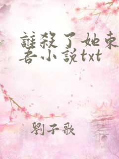 谁杀了她东野圭吾小说txt