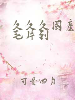 久久久国产精品毛片到