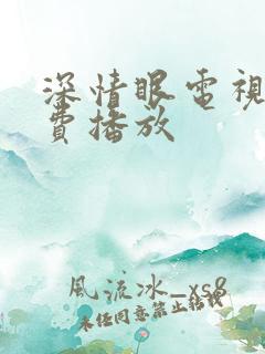 深情眼电视剧免费播放