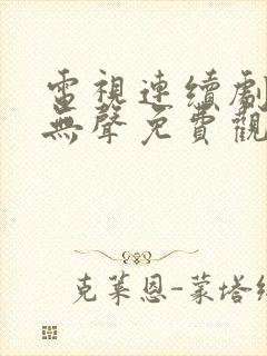 电视连续剧密战无声免费观看