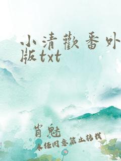 小清欢番外完整版txt