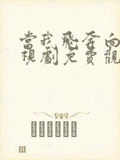 当我飞奔向你电视剧免费观看未删减版