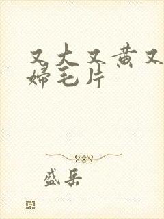 又大又黄又硬少妇毛片