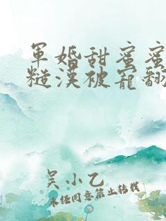 军婚甜蜜蜜嫁个糙汉被宠翻舒欢霍靳城