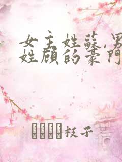 女主姓苏,男主姓顾的豪门总裁小说