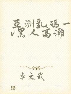 亚洲乱码一区av黑人高潮