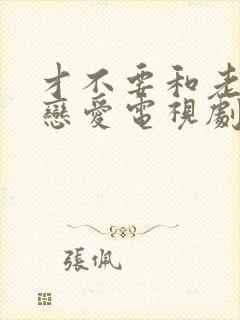 才不要和老板谈恋爱电视剧免费