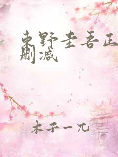 东野圭吾正版无删减